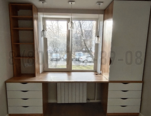 Рабочая зона у окна в Пензе